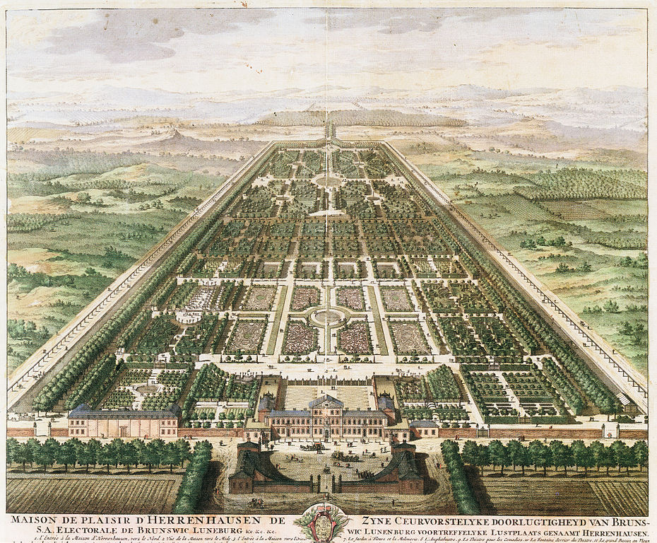 Maison de Plaisir d'Herrenhausen (anoniem, ca 1708)