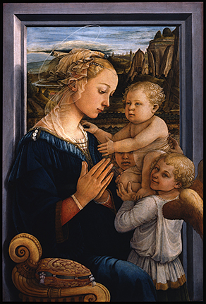 Madonna met kind en twee engelen (Fra Filippo Lippi)