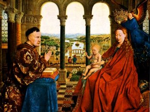 De maagd van kanselier Roling (Jan van Eyck)